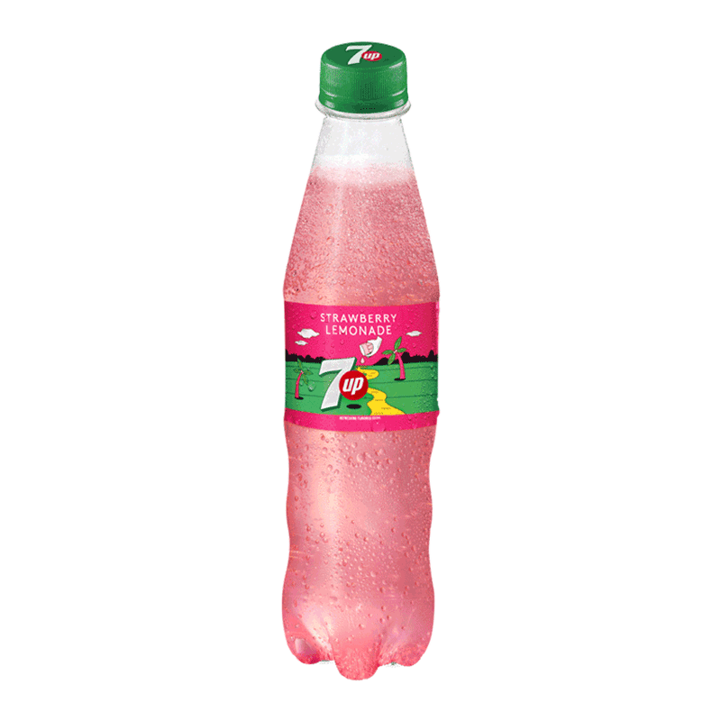 7/UP STRAWBERRY LEM PET 345ML