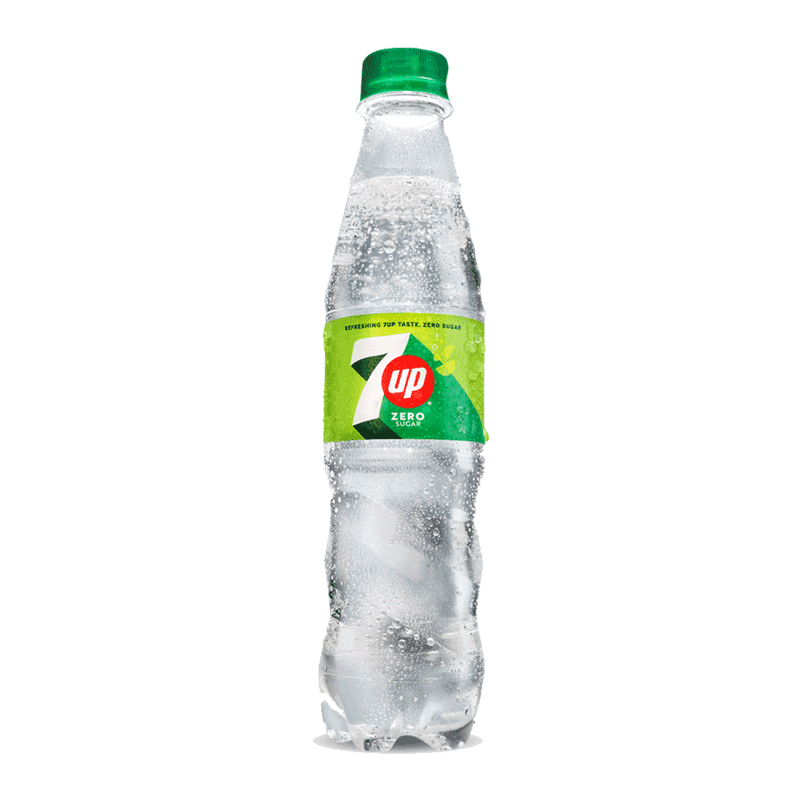 7UP ZERO SUGAR PET 345ML