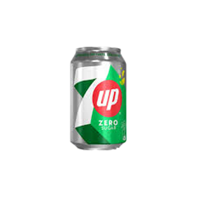 7UP ZERO SUGAR CAN 300 ML