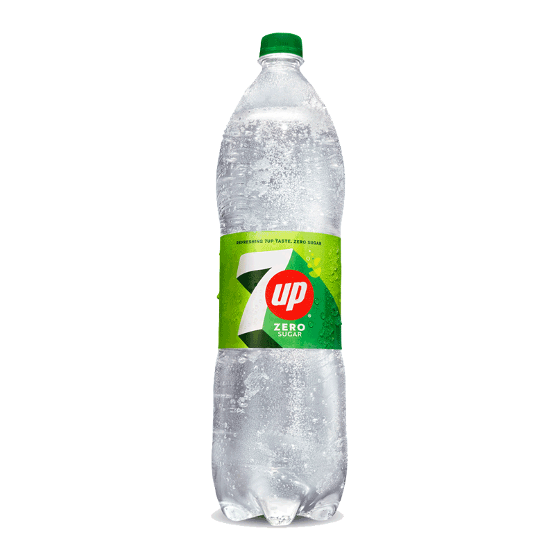 7UP ZERO SUGAR PET 1000 ML